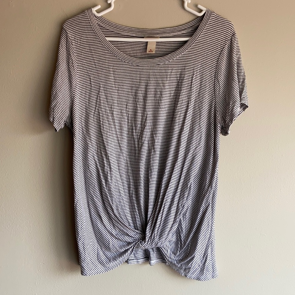 Black and White Striped shirt